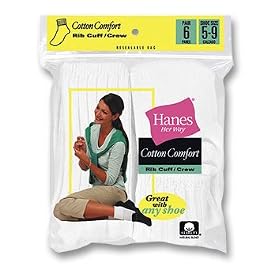 Click here to buy 6-Pack Hanes RIB CUFF CREW - SOLID WHITE 616 6 by var goTwisterProductImageStrings = new Object();goTwisterProductImageStrings['prodImageNotAvailTextNoColor'] = 