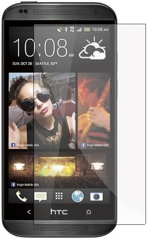 3-in-1 Bundle HTC Desire 601 ZARA (Virgin Mobile) Rubberized Shield Hard Case - Purple (Package include Premium Screen Protector + Ultra-Sensitive Stylus Pen by BeautyCentral TM)