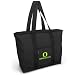 University of Oregon Tote Bag Black Deluxe UO Ducks - For Travel or Beach Best Unique Gift Ideas for Her, Women, or Ladies
