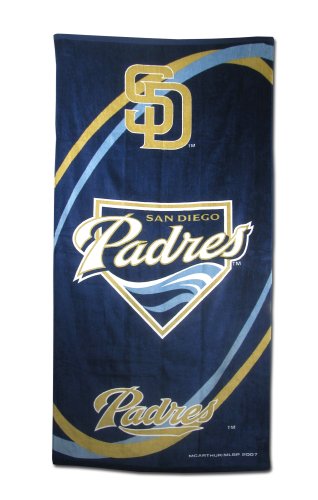 San Diego Padres Fiber Reactive Pool/Beach/Bath Towel (Team Color)