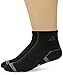 adidas Men's Climalite II Quarter Sock (2-Pair), Black/Tech Grey/White, Size 6-12