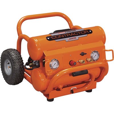 Buy Coleman Powermate Contractor-Series Twin-Stack Air Compressor – 7.3 CFM @ 40 PSI; 5.4 CFM @ 90 PSI, Model# CSA1480512
