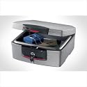 SentrySafe H2300 Fire-Safe Waterproof Chest, 0.36 Cubic Feet , Silver Gray