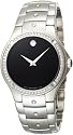 Movado Men's S.E. Stainless Steel Bracelet Black Dial Watch #0606153