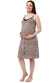 Maternity Pure Cotton Animal Print Chemise