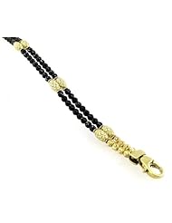 Officina Bernardi Yellow and Black 2-Row Bracelet