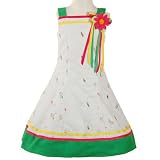 Little Girls Clothes WHITE Special Occasion Easter Dress BONNIE JEAN 4-6X