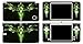 Bundle Monster Vinyl Skin Sticker For Nintendo DSi XL (LL) Handheld Game Console - Cover Protector Art Decal - Green Dagger