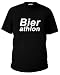 Cooles Fun T-Shirt mit dem Aufdruck "Bierathlon"100% BaumwolleDruck und Textil in super 
Qualit�tShirtfarbe: Schwarz