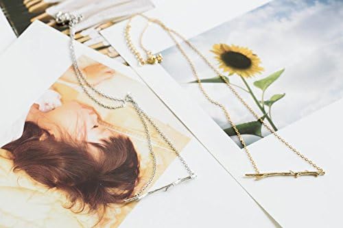 Gold Twig Necklace,jewelry,necklace,plant,bridesmaid Gifts,branch Necklace,couple Necklace