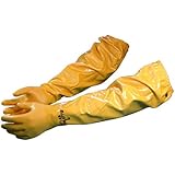 Atlas 772 M Nitrile Elbow Length Chemical Resistant Gloves, 26", Yellow