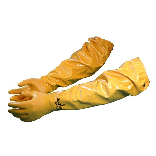 Atlas 772 M Nitrile Elbow Length Chemical Resistant Gloves, 26