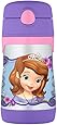 Thermos Vacuum Insulated Stainless Steel Straw Bottle - Sofia The First, Purple/Pink, 10 OZ