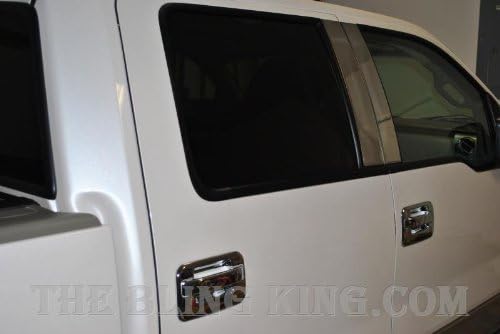 2009-2014 Ford F-150 Chrome Pillar Post Trim 4pc