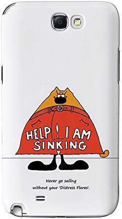 Distress Flares wow Full Wrap High Quality 3D Printed Case, Snap-On Cover for Samsung Galaxy Note 2 by Clive Gardner