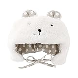 (チャックル) chuckle *ボンシュシュ*くまみみボアくまさんフェイス帽子 アイボリー 42-48cm P9295-48-11