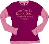 Happy Hour Junior Layered T-Shirt