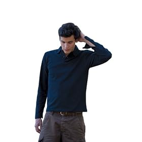 Skinni-Fit Men Long Sleeve Modern Essential Polo
