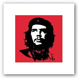 Che Guevara - Red by Alberto Korda 10.5"x10.5" Art Print Poster
