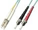 10M Multimode Duplex 10 Gigabit Fiber Optic Cable (50/125) - LC to ST