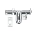 Stainless Steel 304 Gate Latch, Satin Finish, Padlockable, 4 23/32" Length (Pack of 1)