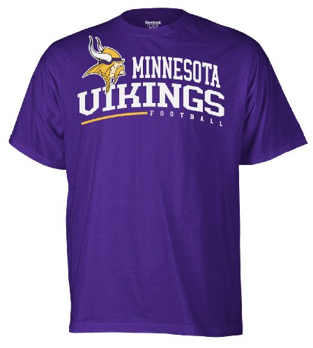 NFL Men's Minnesota Vikings Arched Horizon Tee Shirt (Speed Blue, XX-Large)