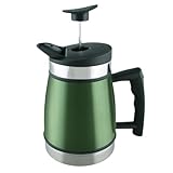 Planetary Design Table Top Stainless Steel French Presses 32oz Green Tea