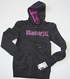 Hurley Girl's Hoody/Sweatshirt Size: Small 6/8 - charcoal heather