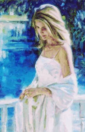 Custom Order #QL-QDJ, Oil on Canvas, Custom Painting of The Person You Love, For 1 Person of Customer's Choice, Style: Photo-Realism, with Signature Text 