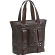 Handle II Leather Tote Dark Brown