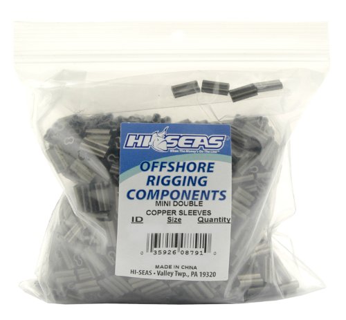 Hi-Seas Mini Double Barrel Copper Crimp Sleeves