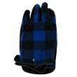 Winter Ski Plaid Lumber Jack Buffalo Gloves Blue Black