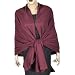 Apparel Gifts Solid Color Pure Wool Shawl 86 x 39 inches