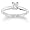 10k White Gold Princess Cut Solitaire Diamond Engagement Ring (1/2 ct, J-K Color, I2-I3 Clarity), Size 5