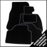 Renault Megane Coupe & Cabriolet 2004 - 2008 Excel Black Tailored Car Mat Set