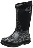 Bogs Classic High Graffiti Waterproof Boot (Toddler/Little Kid/Big Kid),Black/Grey,10 M US Toddler