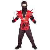 Kids Red Ninja Costume
