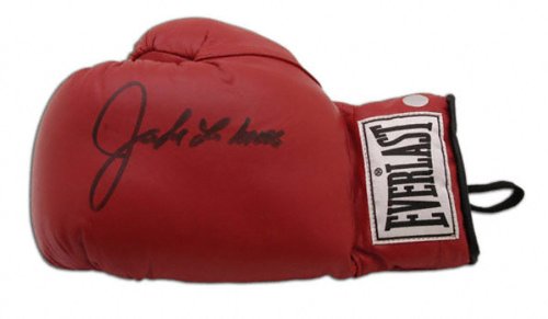 Jake Lamotta Autographed Everlast Boxing Glove