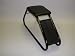 SHOE FITTING STOOL WITH BLACK PADDED SEAT