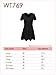 Made By Johnny MBJ WT769 Womens V Neck Trapeze Tunic XXXL Black