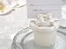 Glass Candle Place Card Holder w Gift Box Top Pearl White Color (Set of 12) - Baby Shower Gifts &