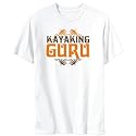 T-Shirt Mens White " Kayaking GURU " Hobbies