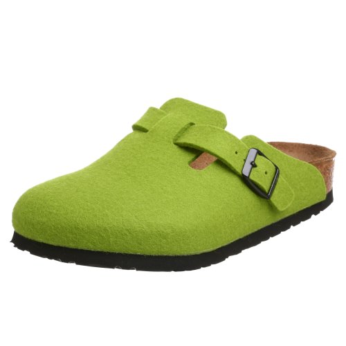 Birkenstock Boston Soft Footbed Clog,Lime,Mens Clogs Shoes