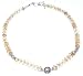 Girls Gift Silver Citrine Gemstone Necklace 19 inches