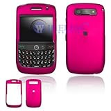 ROSE PINK RUBBERIZED COATED COVER HARD CASE PROTECTOR for BLACKBERRY CURVE  ....