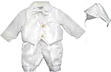 Baby or Infant Boys Christening - Satin Knicker Boy's 5 Piece Suits Set - Formal Wear made easy for baby boy!