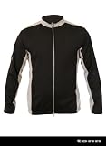 41t2Uzeeq2L. SL160  Cool Flo High Wicking Mens Long Sleeve Cycle Cycling Jersey Black/Silver
