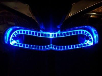 03-05 Yamaha YZF R6 LED Intake Halo Lights Kit, Red