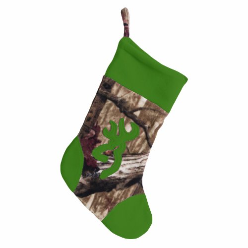 Browning Green and Camo Christmas Stocking