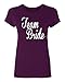P&B Bridesmaids Team Bride Women's T-Shirt, L, Purple